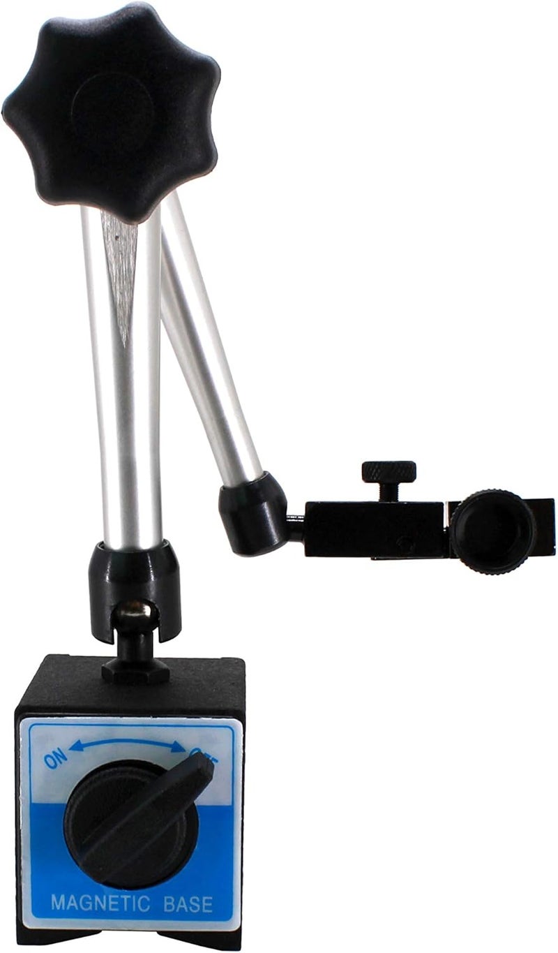 TEXALAN (R Indicator Holder Adjustable with Magnetic Base Clamping Hole 8mm Max Pull 132lbs/60kg - Image 1